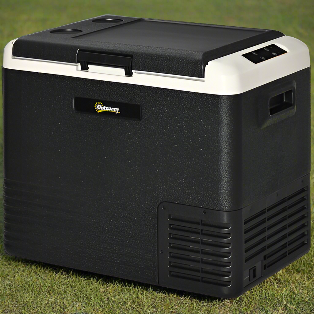 50L Fridge Car Refrigerator 12V Portable Freezer Cooler Camping Travel Campervan