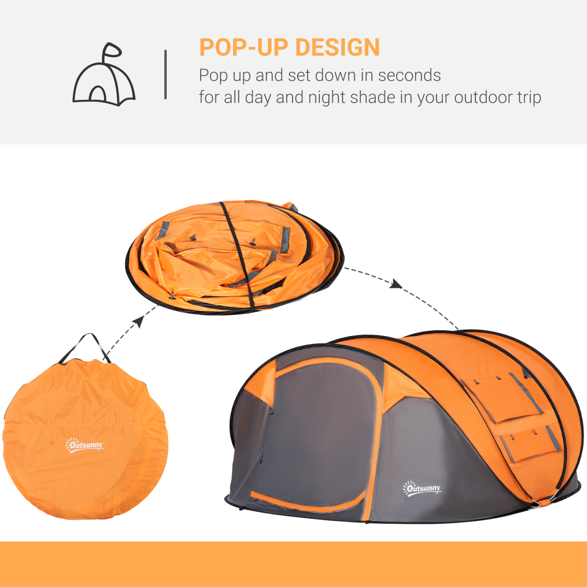 2 Man Camping Dome Pop-up Tent