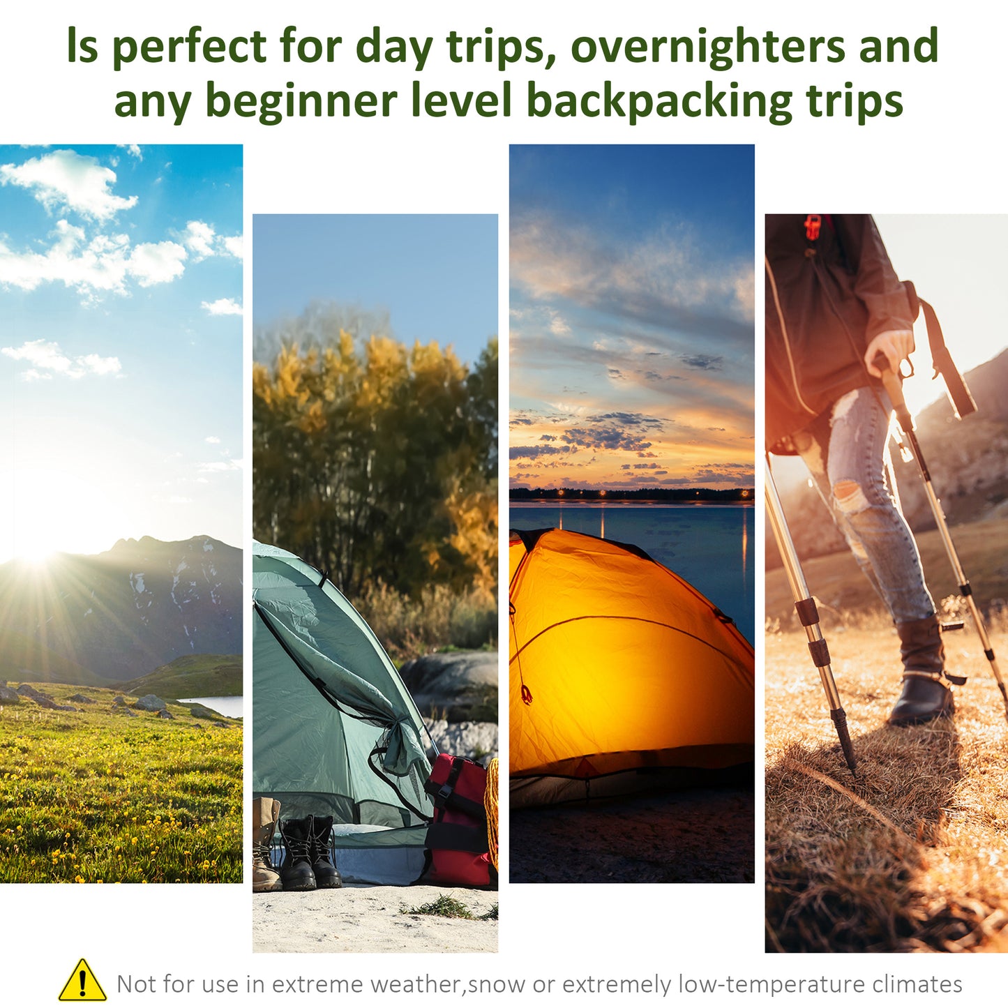 4-8 Person 2 Room Camping Family Tent