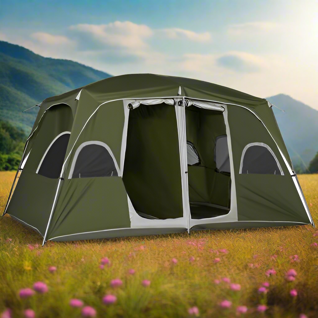 4-8 Person 2 Room Camping Family Tent