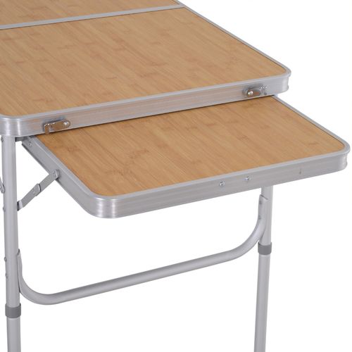 Folding Table Camping with side desk