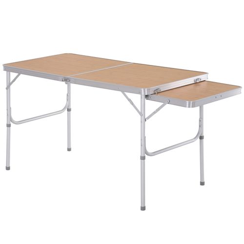 Folding Table Camping with side desk
