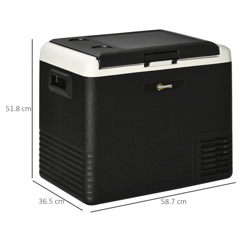 50L Fridge Car Refrigerator 12V Portable Freezer Cooler Camping Travel Campervan