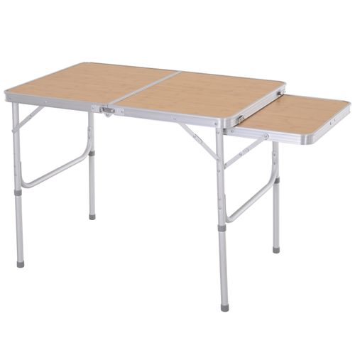 Folding Table Camping with side desk