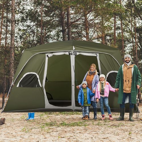 4-8 Person 2 Room Camping Family Tent