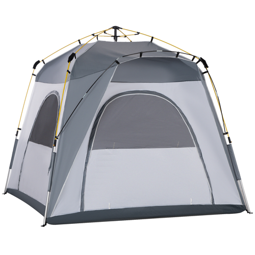 2-4 Man Pop-Up Tent Automatic Camping Family Backpacking Outdoor Shelter Hiking Festival