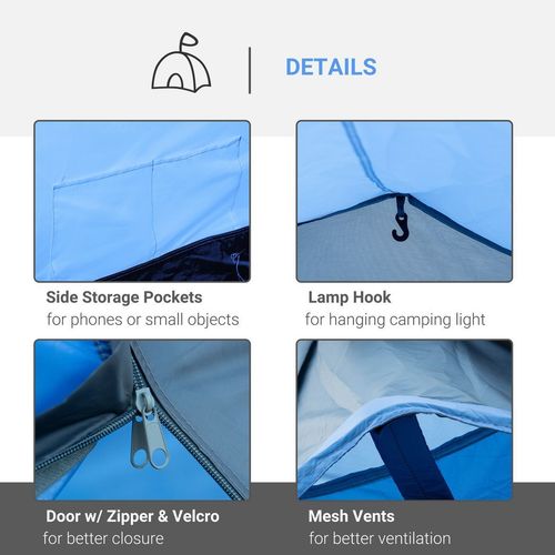 3 Man 2 Room Tent With Living Area
