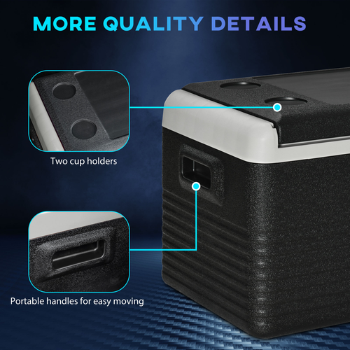 30L Fridge Car Refrigerator 12V Portable Freezer Cooler Camping Travel Campervan