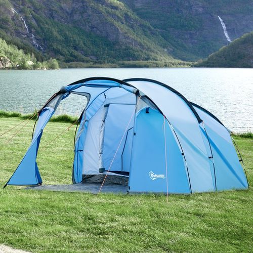 3 Man 2 Room Tent With Living Area
