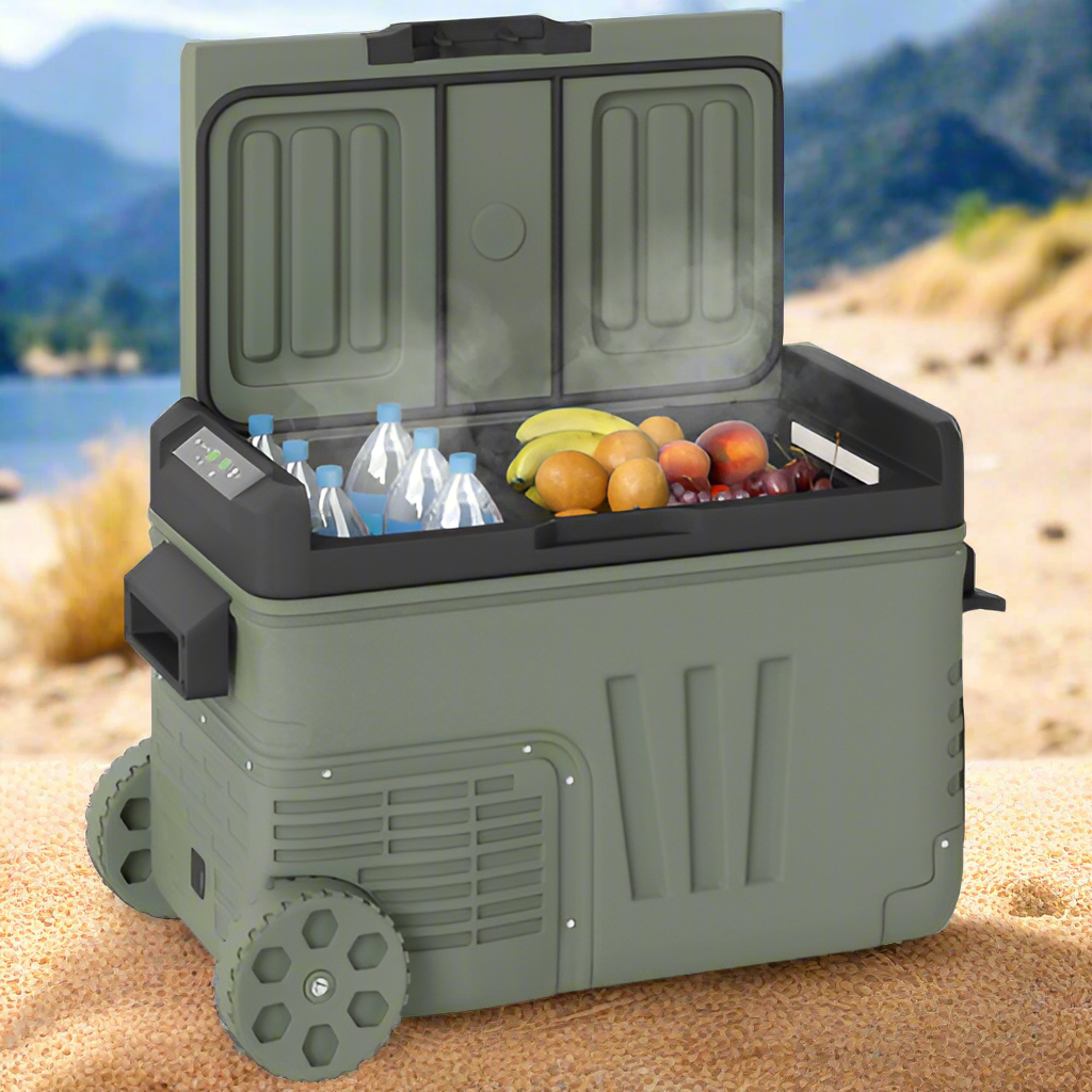 33L Fridge Car Refrigerator 12V Portable Freezer Cooler Camping Travel Campervan