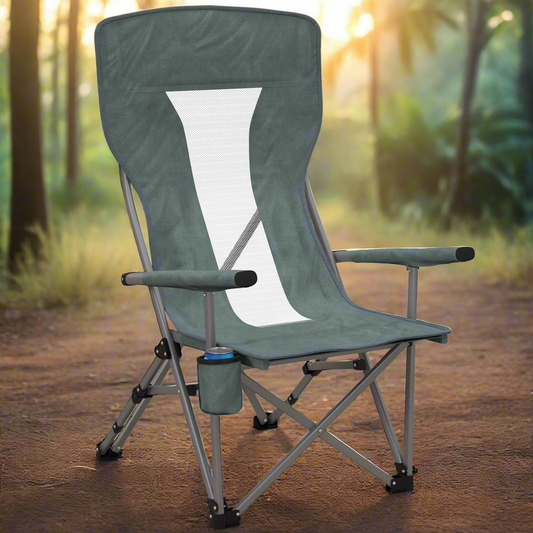 Folding Camping Chair with Cup Holder