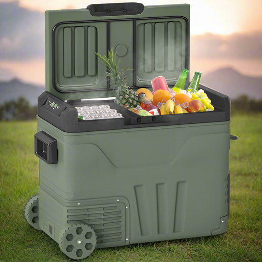 45L Fridge Car Refrigerator 12V Portable Freezer Cooler Camping Travel Campervan