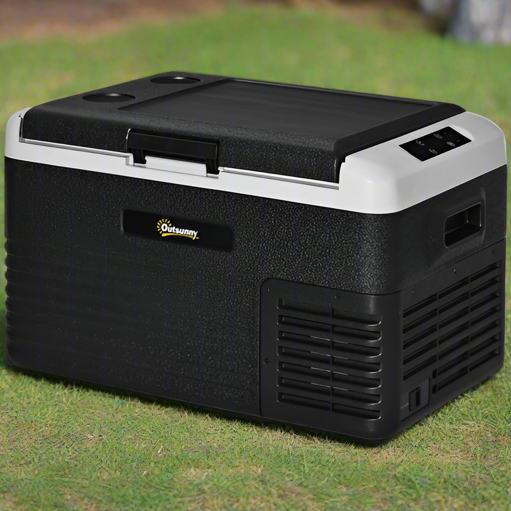 30L Fridge Car Refrigerator 12V Portable Freezer Cooler Camping Travel Campervan