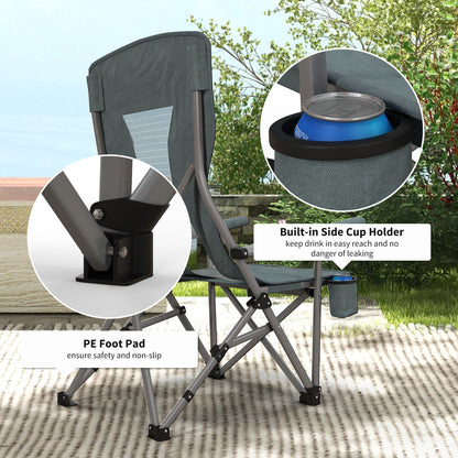 Folding Camping Chair with Cup Holder