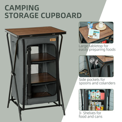 Camping Cupboard Aluminium Foldable Kitchen Station