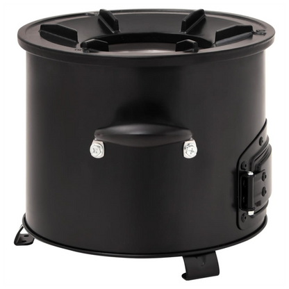 Camping Wood Stove Black 36x26x22.5 cm Metal