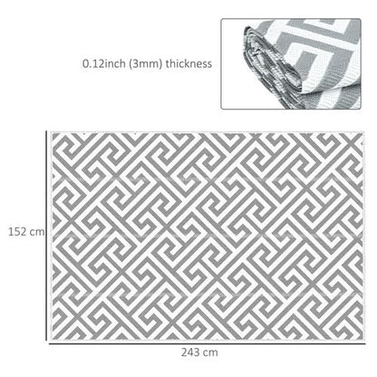 Reversible Outdoor Rug for RV Camping