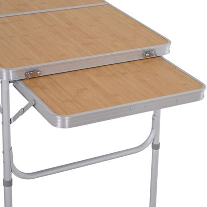 Folding Table Camping with side desk