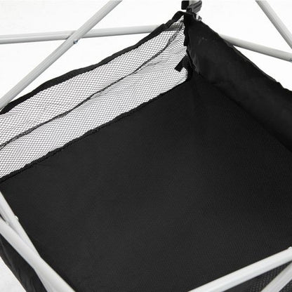 Camping Roll-Top Table with Black Bag