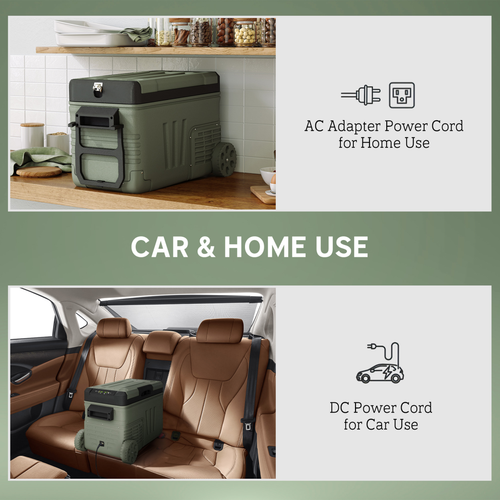 33L Fridge Car Refrigerator 12V Portable Freezer Cooler Camping Travel Campervan