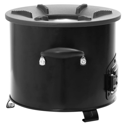 Camping Wood Stove Black 36x26x22.5 cm Metal