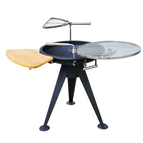 Round Fire Pit BBQ