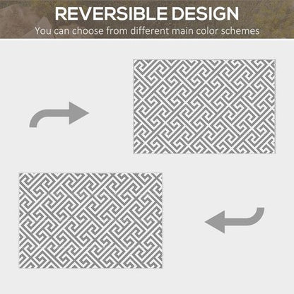 Reversible Outdoor Rug for RV Camping