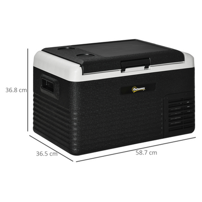 30L Fridge Car Refrigerator 12V Portable Freezer Cooler Camping Travel Campervan