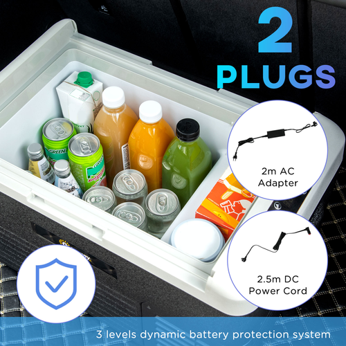 30L Fridge Car Refrigerator 12V Portable Freezer Cooler Camping Travel Campervan